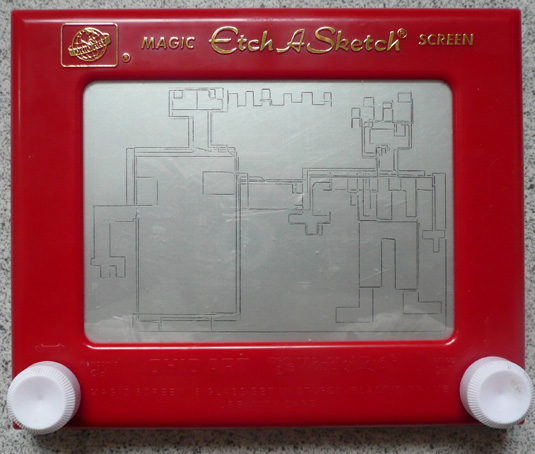 Etch a Sketch statt iPad