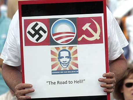 Anti-Obama Zeichenprotest