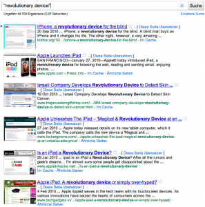 google search for "revolutionary device"